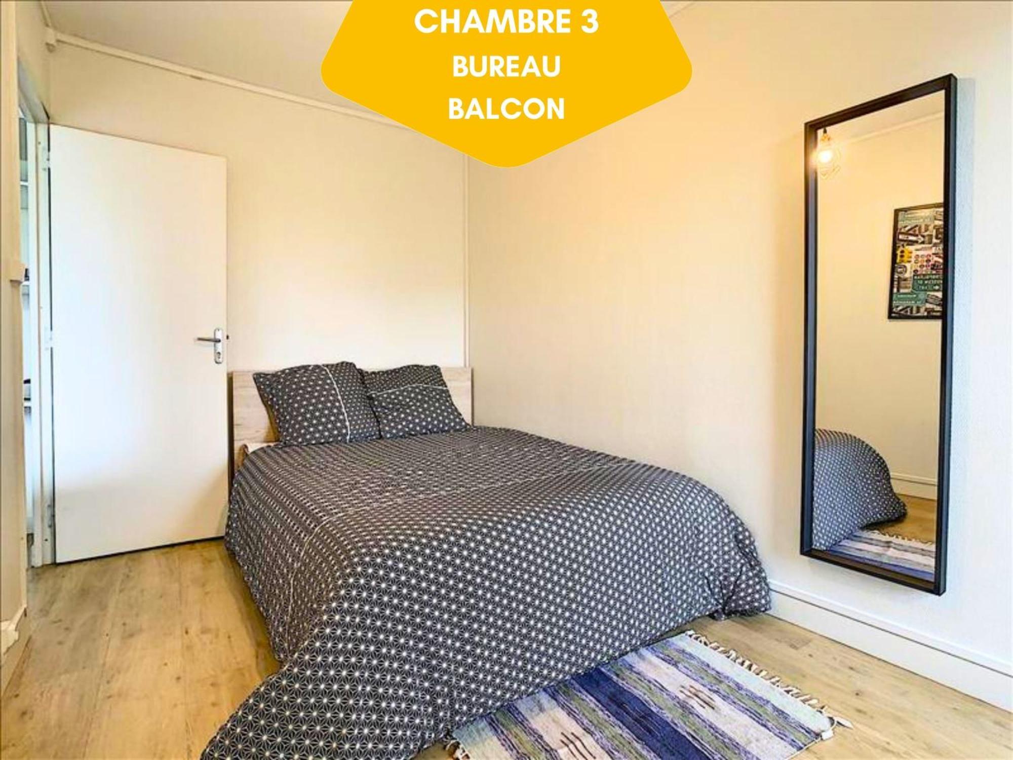 Maison Grands Espaces: Central Stay with Free Parking Le Mans Exterior photo