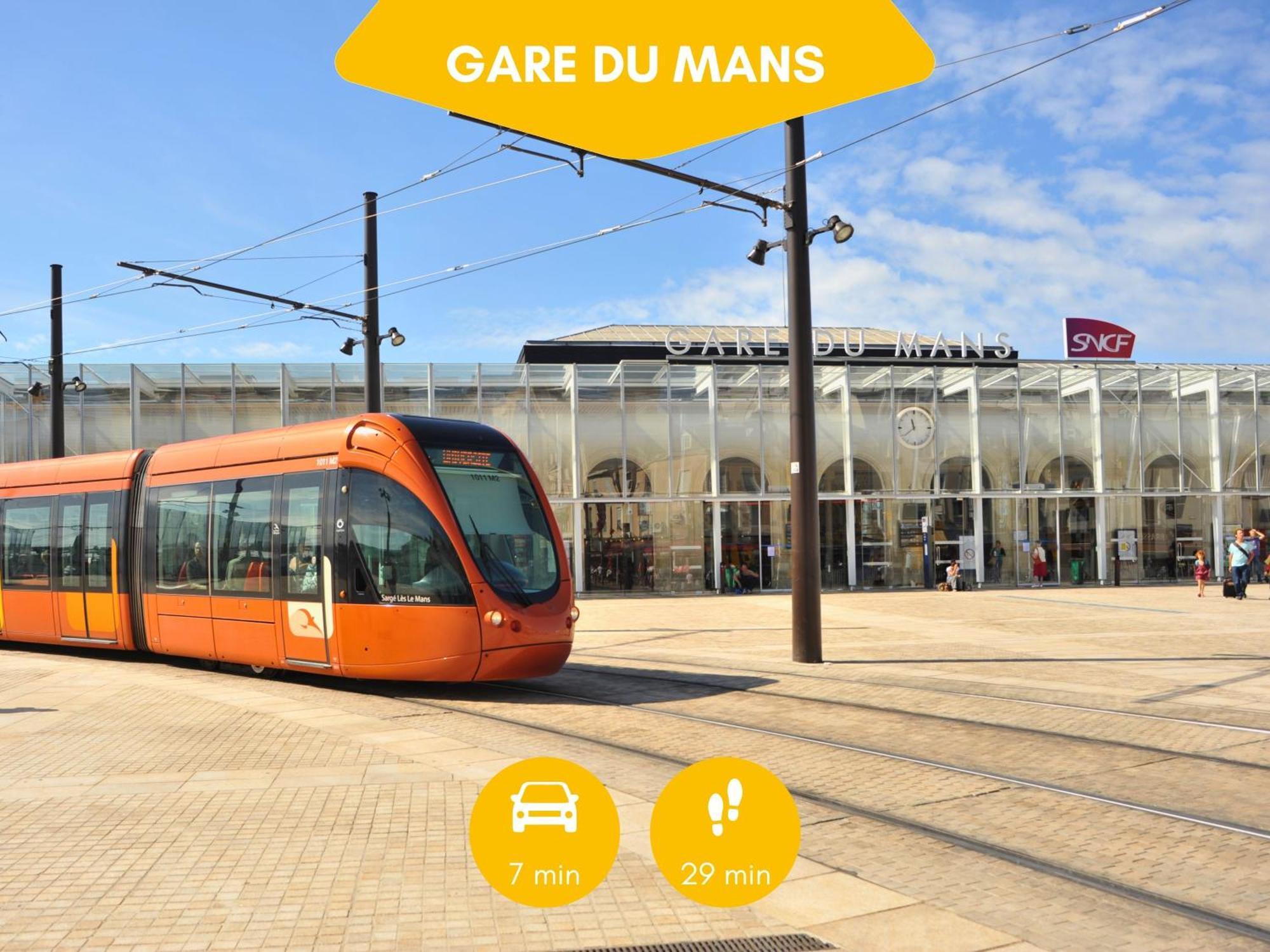 Maison Grands Espaces: Central Stay with Free Parking Le Mans Exterior photo